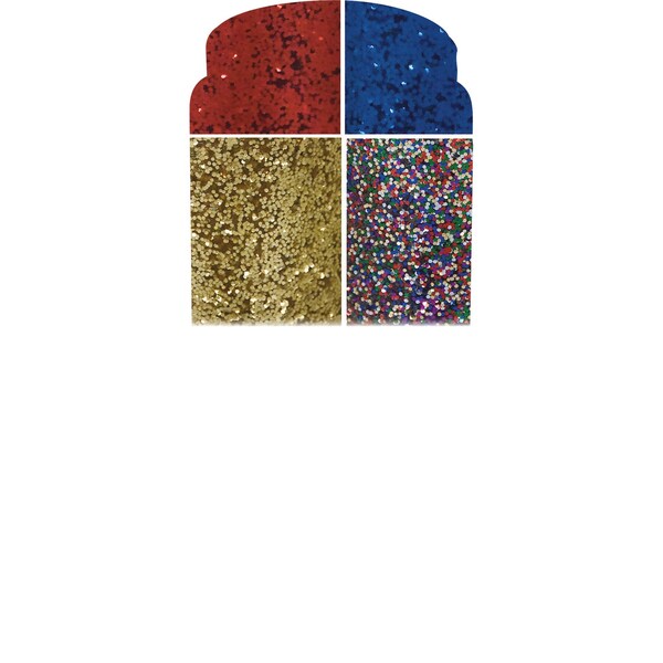 Spectra Glitter, .04 Hexagon Crystals, Red, 16 Oz Shaker-Top Jar